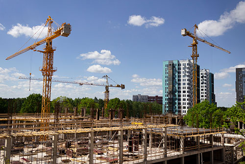 tower crane, building