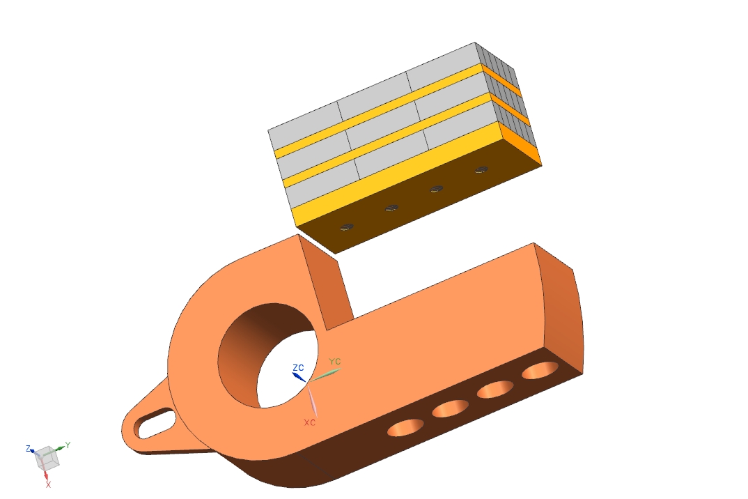 Tungsten carbide crusher hammer