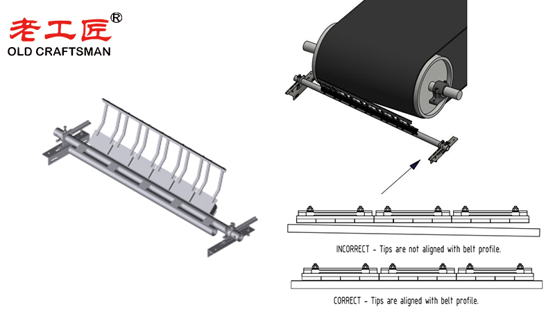 Carbide Conveyor Belt Scraper