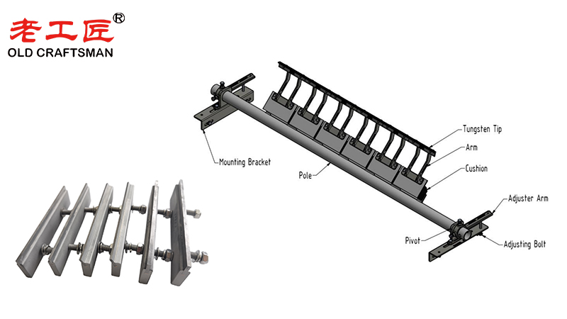 Carbide Conveyor Belt Scraper