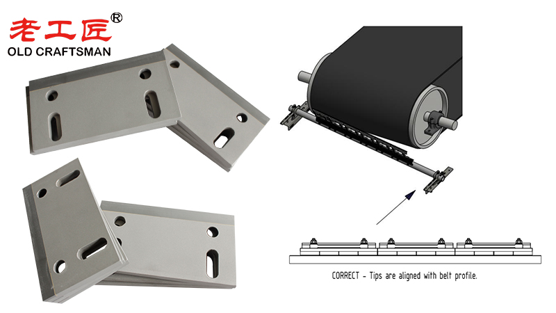 Mining Carbide Conveyor Belt Scraper