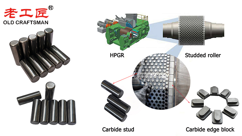 Mining HPGR Carbide Studs