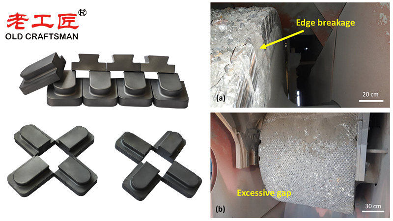 HPGR Carbide Edge Block